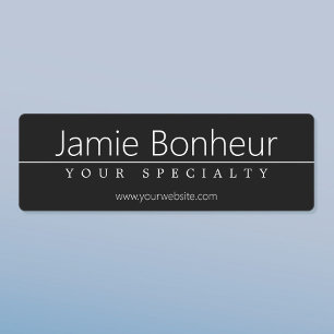 Simple Classy White Text on Black
