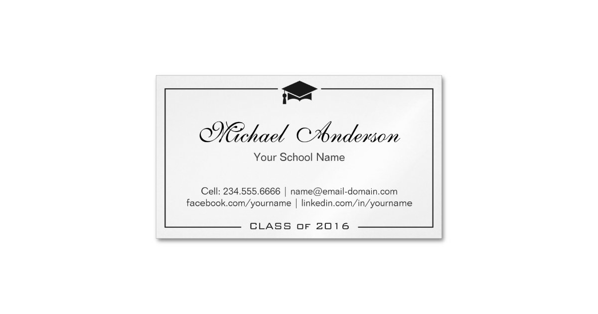 word for graduation card