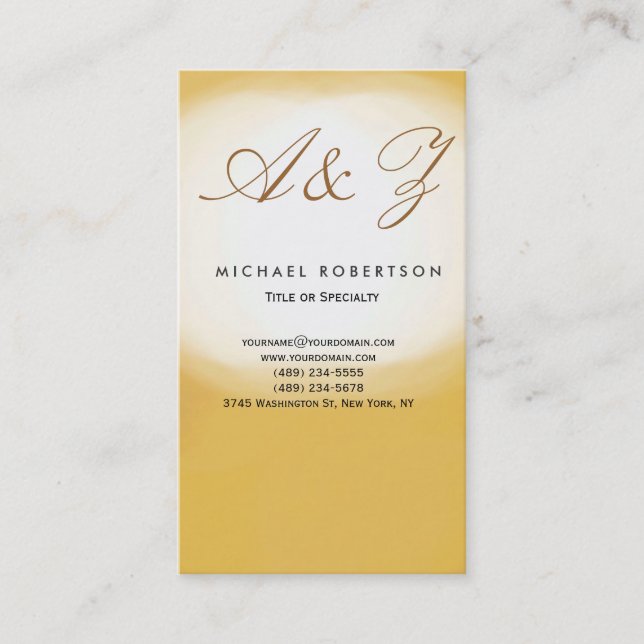 Simple Clean Consultant Business Card (Front)
