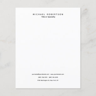 Simple Clean Elegant Modern Minimalist Black White