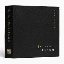 Simple Clean Minimalist Black & Gold Qr code