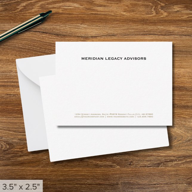 Simple Clean Minimalist Business Card (Creator Uploaded)