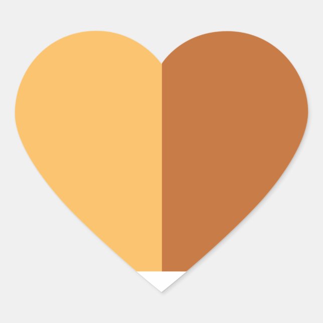 Simple Clean Modern Minimal Heart Sticker (Front)