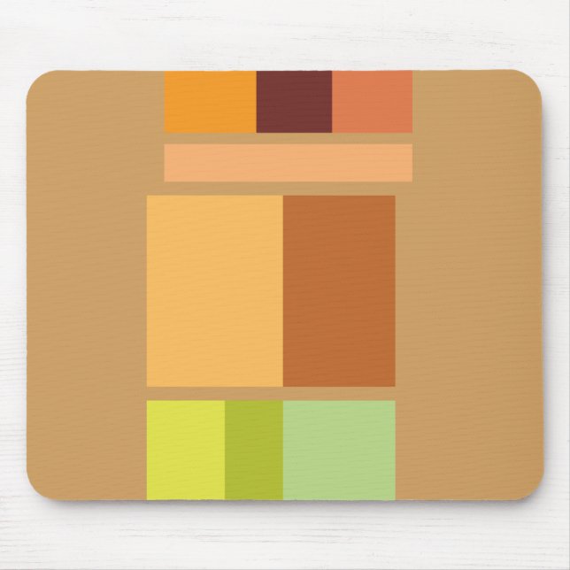 Simple Clean Modern Minimal Mouse Pad (Front)