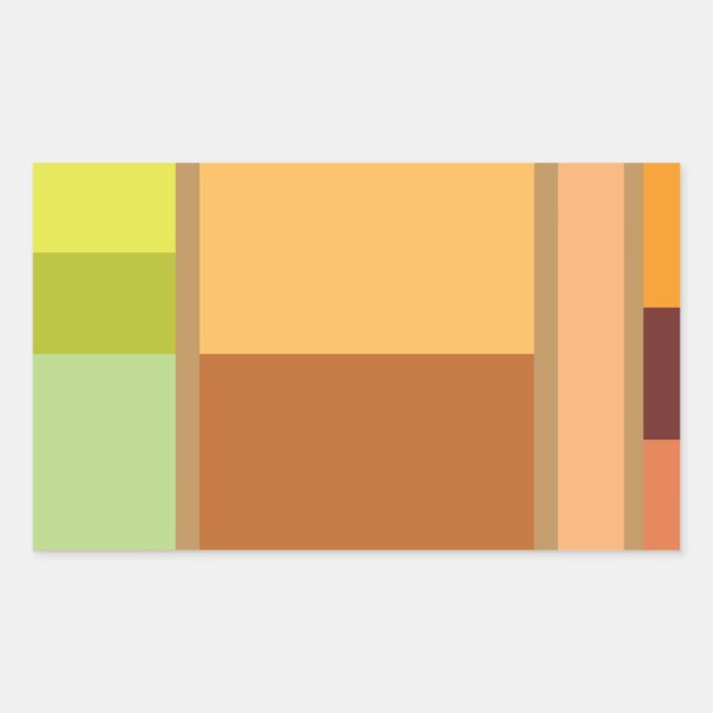 Simple Clean Modern Minimal Sticker (Front)