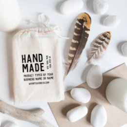 Simple Clean Vintage Look Handmade Rubber Stamp