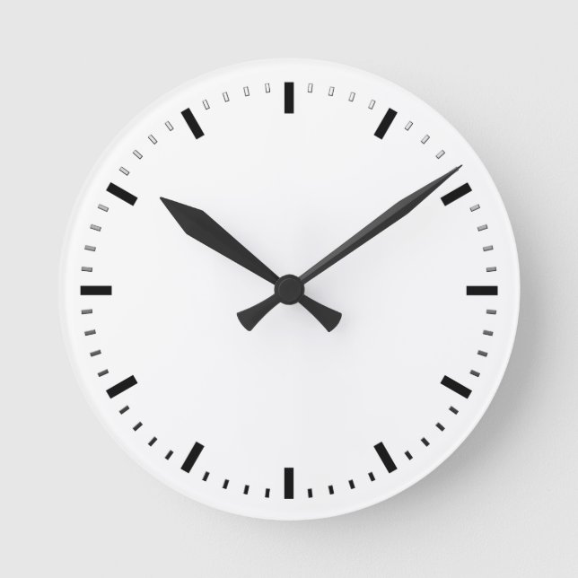 Simple Clock Template - Create Your Own / custom (Front)