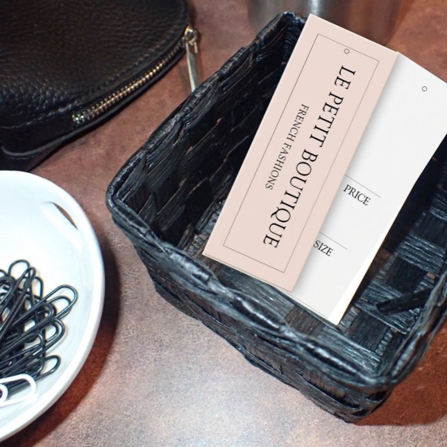 Simple Clothing  Blush Hanging display Price Tag (Creator Uploaded)