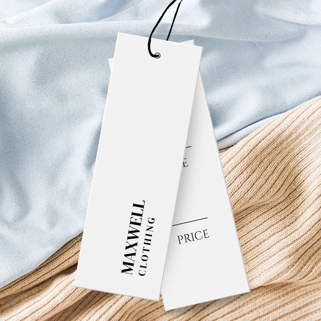 Simple Clothing Hang Tags (Creator Uploaded)