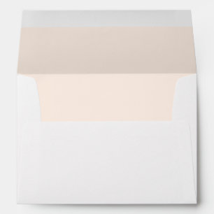 Simple Coconut Lined Return Address Envelope