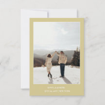 Simple Colour Elegant Text and Photo / Wedding 
