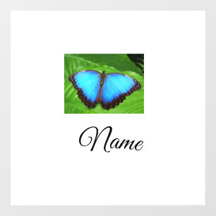 Simple colourful animal add name photo custom butt window cling