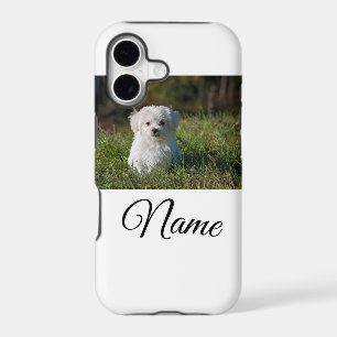 Simple colourful animal add name photo custom thro