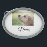 Simple colourful animal add name photo custom thro belt buckle<br><div class="desc">Animal lover design</div>