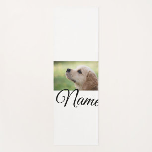 Simple colourful animal add name photo custom thro yoga mat
