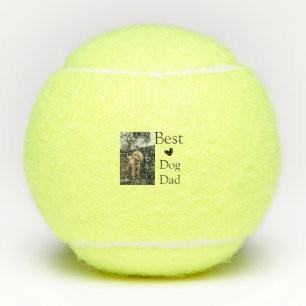 Simple colourful animal add name photo dog dad gif tennis balls