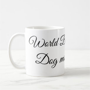 Simple colourful animal add name photo dog mom gif coffee mug