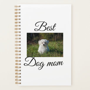 Simple colourful animal add name photo dog mom gif planner