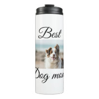 Simple colourful animal add name photo dog mom gif