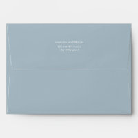 Simple Colourful Bright Solid Light Blue Envelope