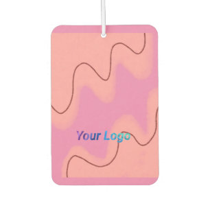 simple colourful design add your logo air freshener