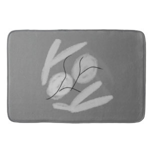 simple colourful design add your logo text car fl bath mat