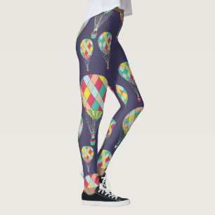 Simple Colourful Hot Air Balloons   Leggings