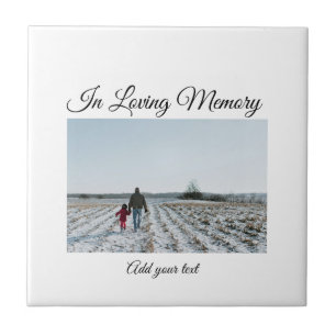 simple colourful minimal loving memory sympathy tile