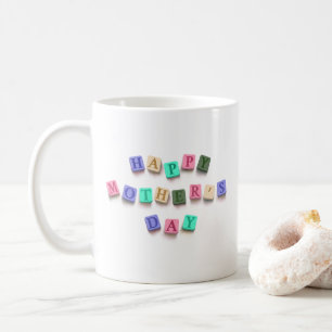 Simple Colourful Mother's Day Tiles   Coffee Mug