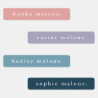 Simple Colourful Rainbow Kids Name