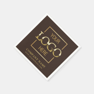 Simple Company Logo Custom Business Party Supplies Napkin