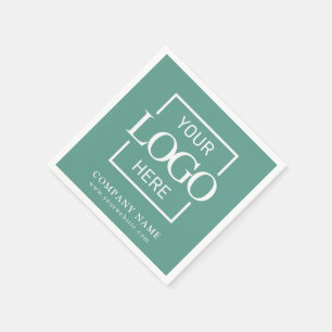 Simple Company Logo Custom Business Party Supplies Napkin