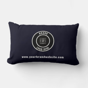 Simple Company Logo Showroom Branding Lumbar Pillo Pillow