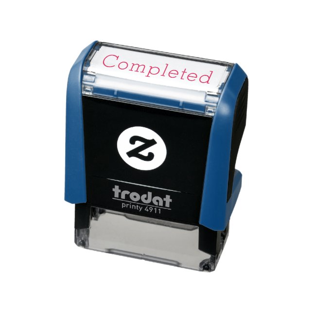 Simple Completed Rubber Stamp  (Product)