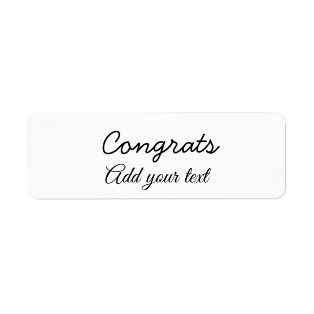 Simple congratulation graduation add your (Devant)