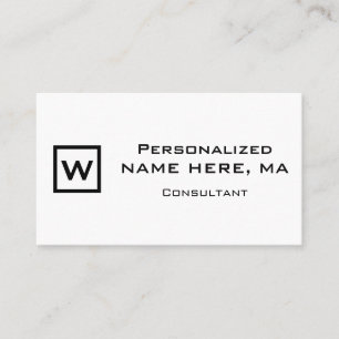 Simple Consultant Profile Card