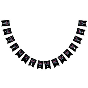SIMPLE CONTEMPORARY CLEAN BLACK FASHIONABLE CLIENT BUNTING FLAGS