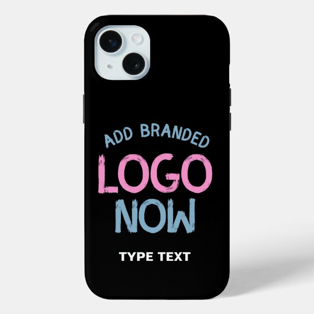 SIMPLE CONTEMPORARY CLEAN BLACK FASHIONABLE CLIENT Case-Mate iPhone CASE (Back)