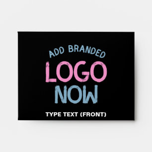 SIMPLE CONTEMPORARY CLEAN BLACK FASHIONABLE CLIENT ENVELOPE