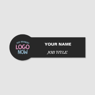 SIMPLE CONTEMPORARY CLEAN BLACK FASHIONABLE CLIENT NAME TAG