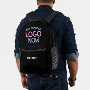 SIMPLE CONTEMPORARY CLEAN BLACK FASHIONABLE CLIENT PRINTED BACKPACK