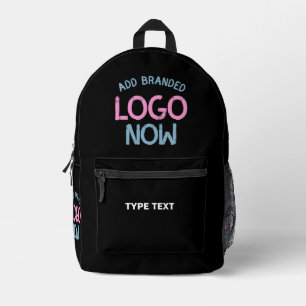 SIMPLE CONTEMPORARY CLEAN BLACK FASHIONABLE CLIENT PRINTED BACKPACK