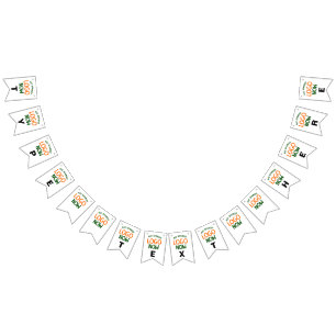 SIMPLE CONTEMPORARY CLEAN WHITE FASHIONABLE CLIENT BUNTING FLAGS
