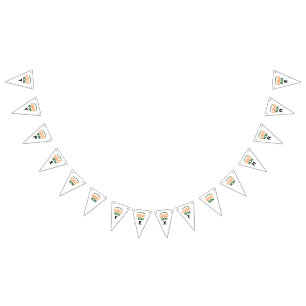 SIMPLE CONTEMPORARY CLEAN WHITE FASHIONABLE CLIENT BUNTING FLAGS