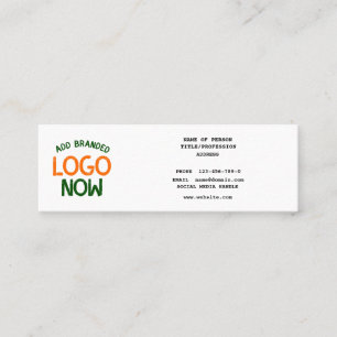 SIMPLE CONTEMPORARY CLEAN WHITE FASHIONABLE CLIENT CALLING CARD