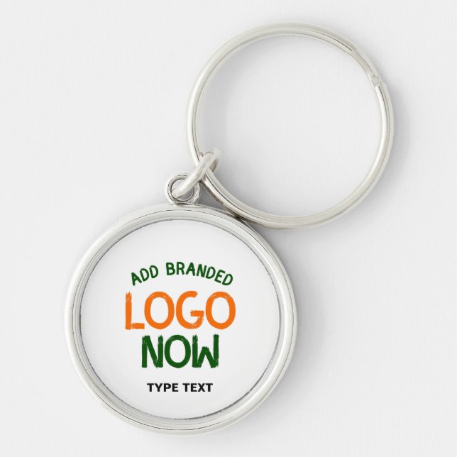 SIMPLE CONTEMPORARY CLEAN WHITE FASHIONABLE CLIENT KEYCHAIN (Front)