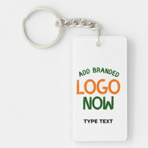 SIMPLE CONTEMPORARY CLEAN WHITE FASHIONABLE CLIENT KEYCHAIN