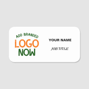 SIMPLE CONTEMPORARY CLEAN WHITE FASHIONABLE CLIENT NAME TAG