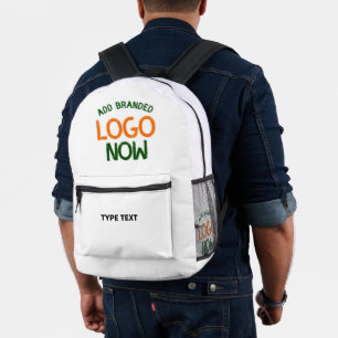 SIMPLE CONTEMPORARY CLEAN WHITE FASHIONABLE CLIENT PRINTED BACKPACK