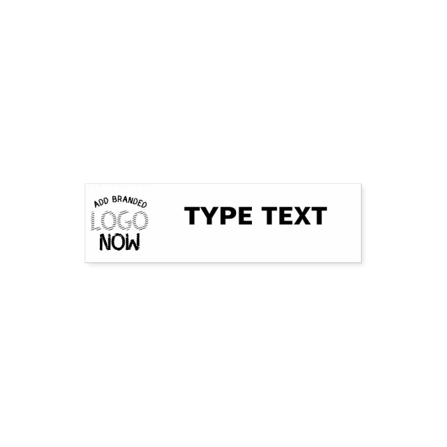 SIMPLE CONTEMPORARY CLEAN WHITE FASHIONABLE CLIENT SELF-INKING STAMP (Design)